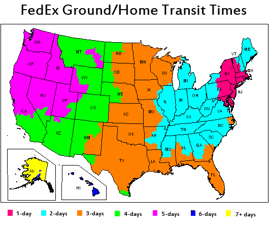 FedEx Transit Times