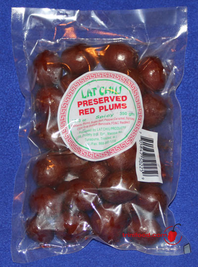 Lat Chiu Mild Preserved Red Plums